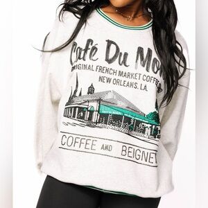 QUEEN OF SPARKLES CAFE DU MONDE SWEATSHIRT
